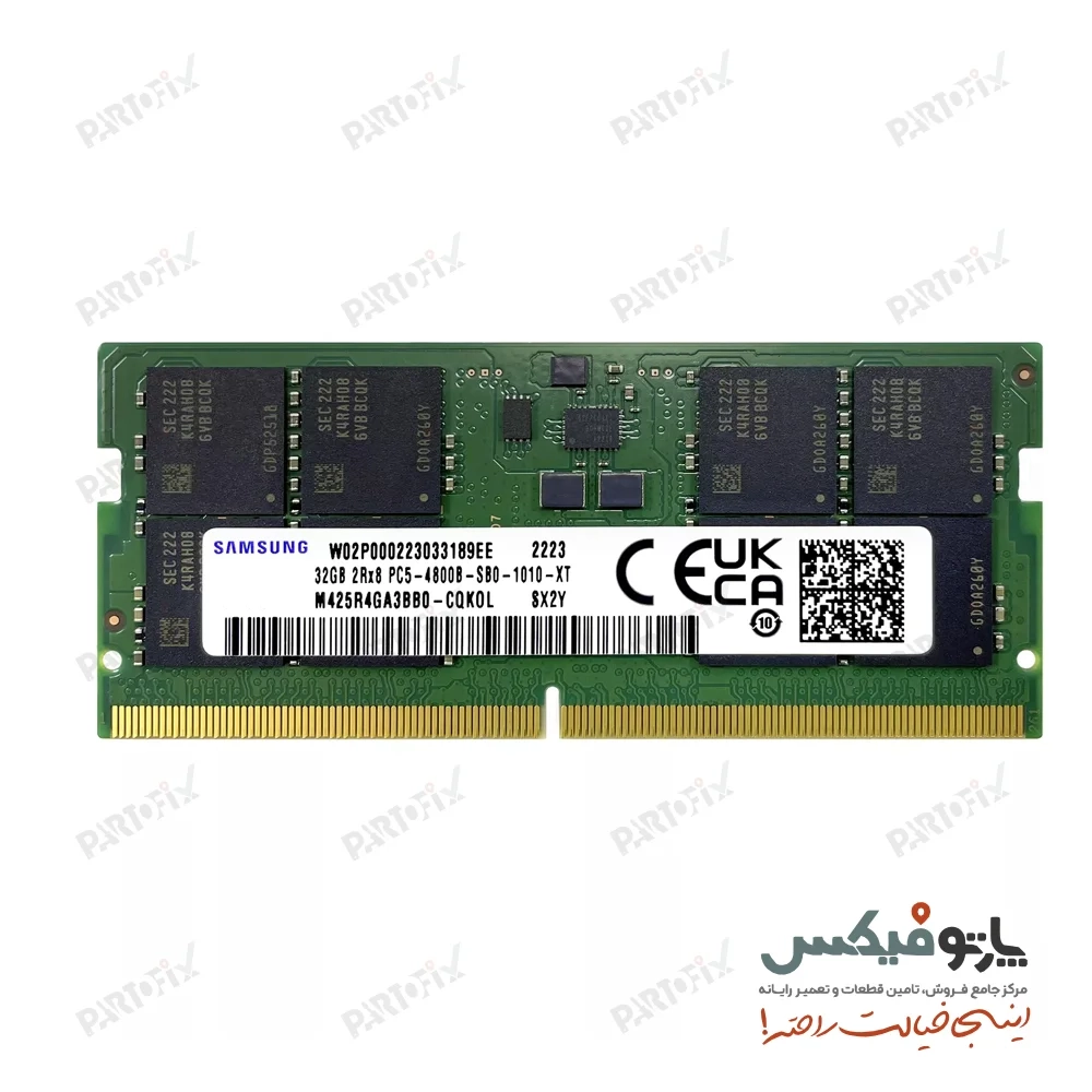 رم لپ تاپ سامسونگ 32 گیگابایت DDR5 4800 PC5-38400